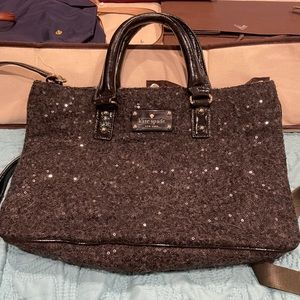 Rare tweed Kate Spade Glitter Bag in excellent conditions